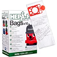 Numatic NVM-1CH - Bolsas con filtro HEPA para aspiradoras- paquete de 10 unidades
